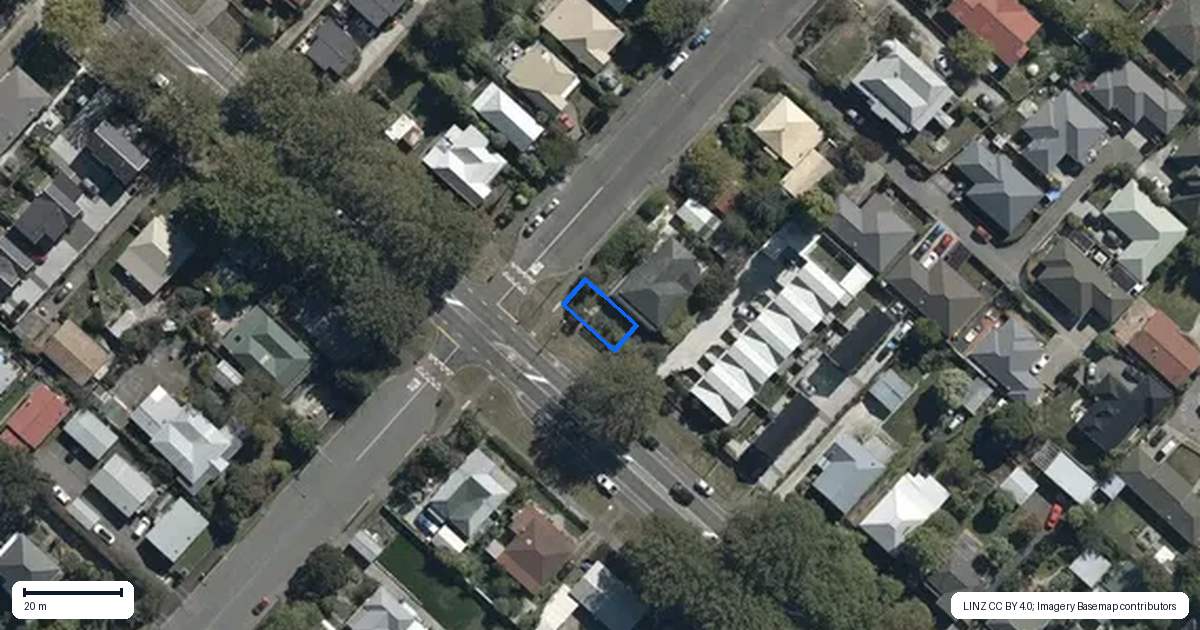 Property context map for 1/176 England Street, Linwood, Christchurch
