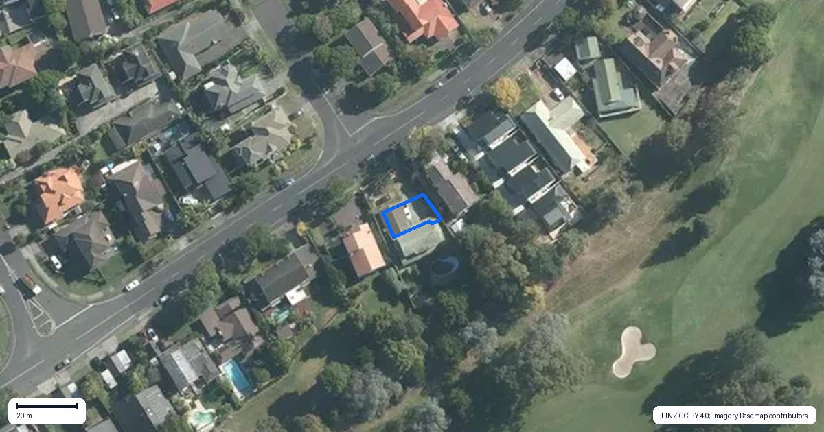 Property context map for 11B Norman Lesser Drive, St Johns, Auckland