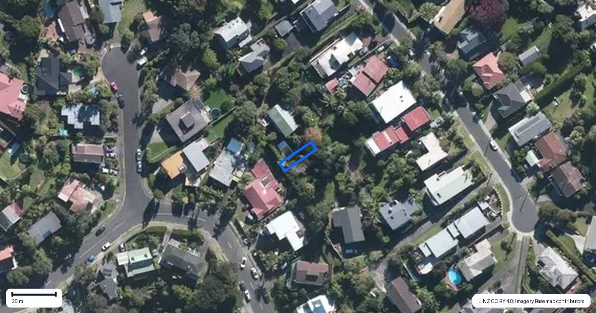 Property context map for 9/15 Sea Vista Avenue, Beach Haven, Auckland