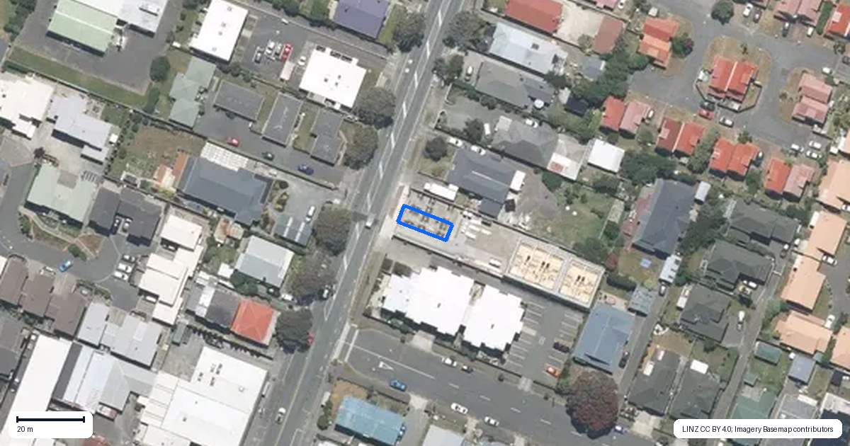 Property context map for 46 Cuba Street, Petone, Lower Hutt