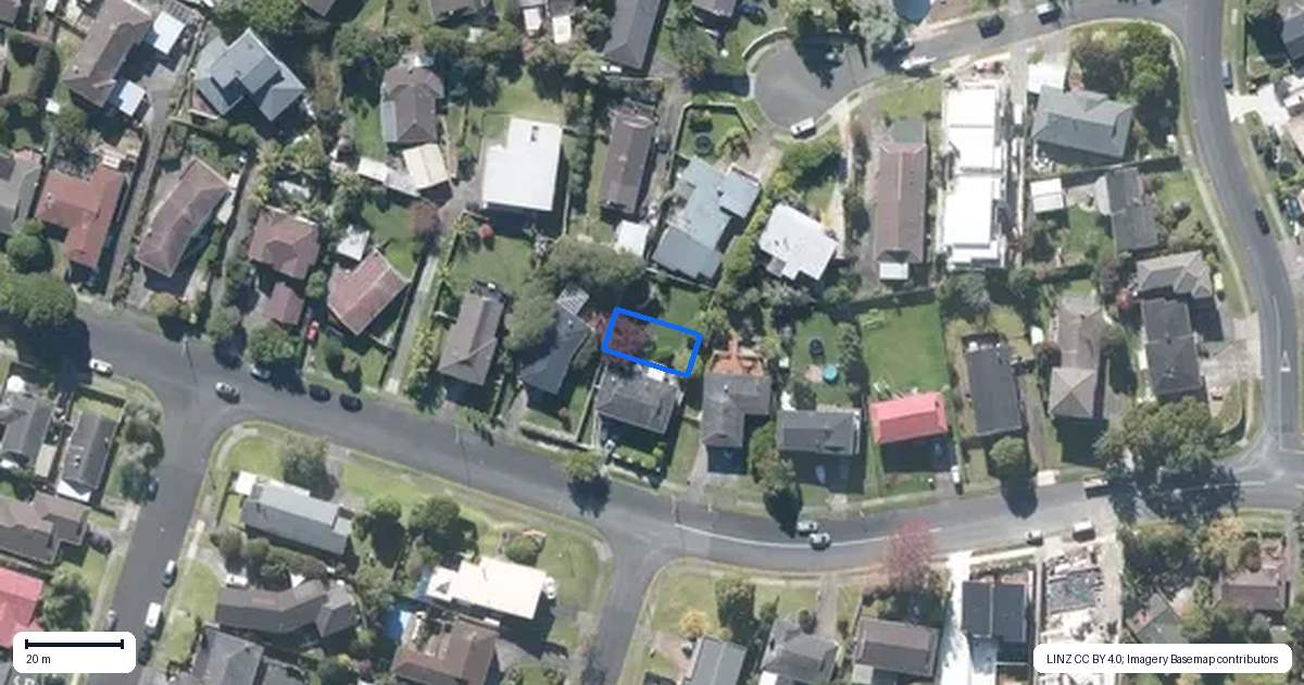 Property context map for 3/32 Kurnell Drive, Botany Downs, Auckland