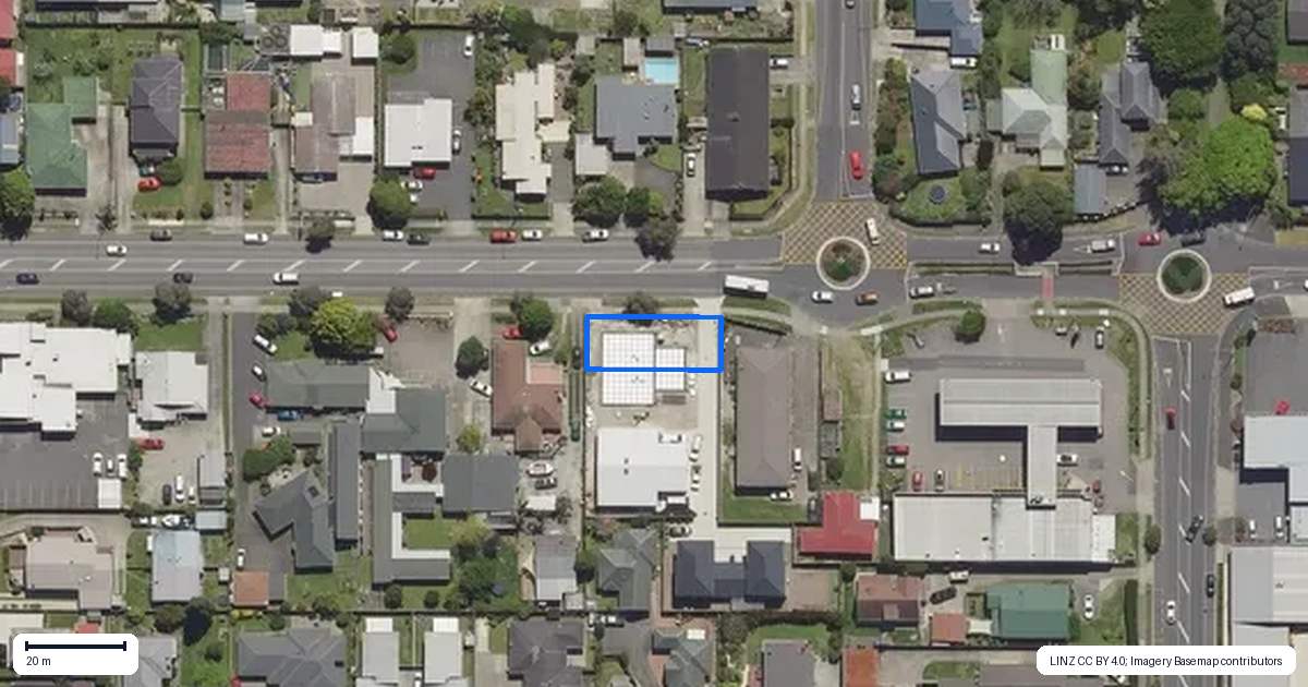 Property context map for 1/11 Landing Road, Whakatane