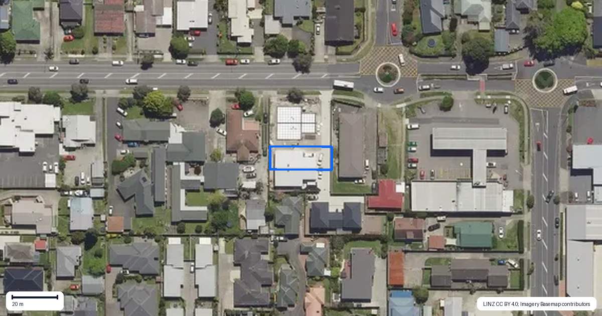 Property context map for 3/11 Landing Road, Whakatane