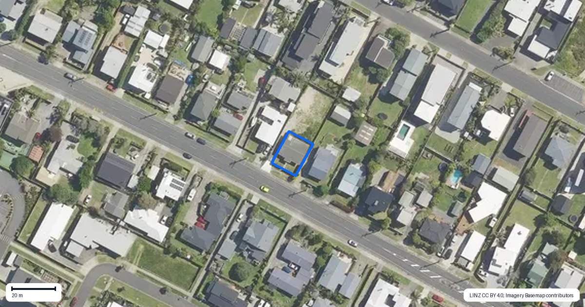 Property context map for 1211 Papamoa Beach Road, Papamoa Beach, Papamoa