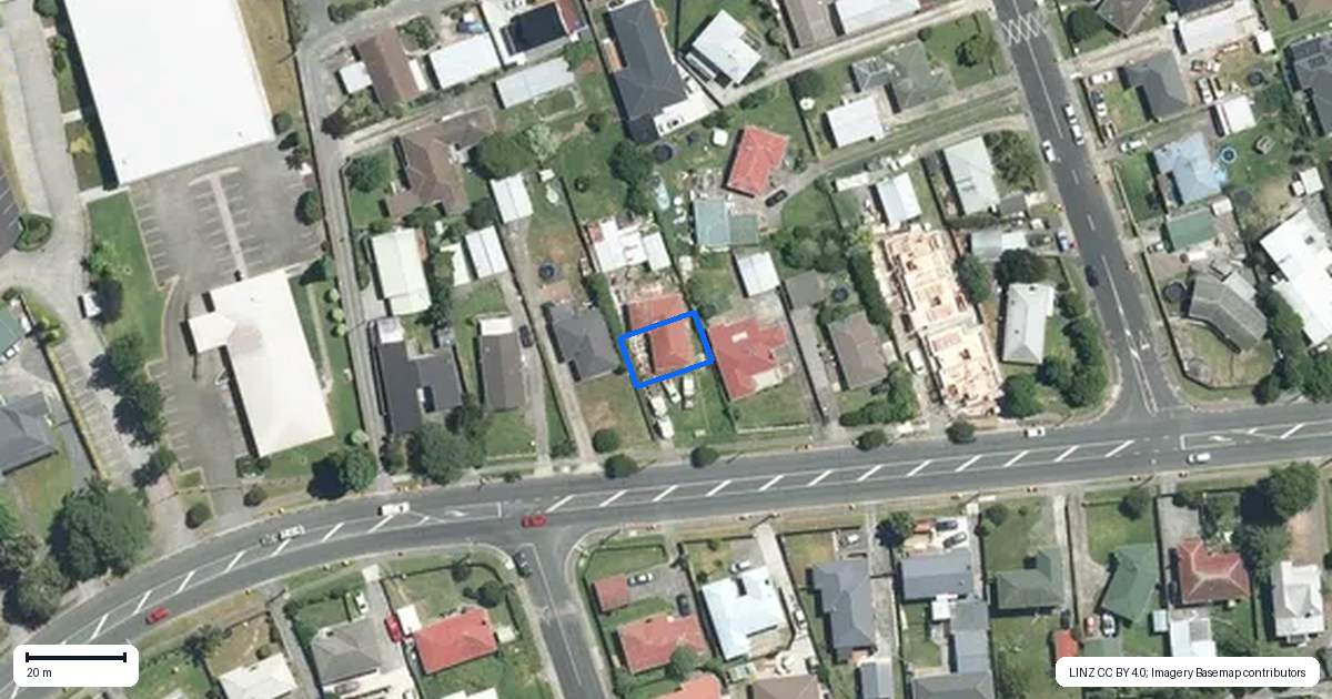 Property context map for 2/174B Clevedon Road, Papakura