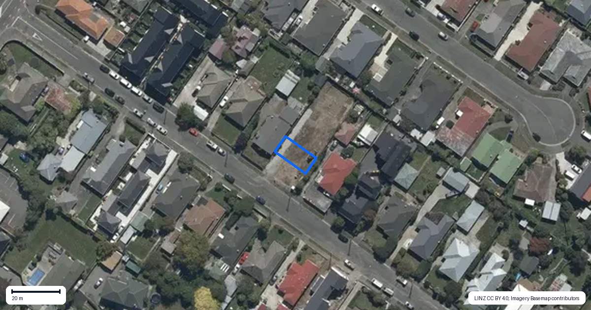 Property context map for 2/13 Shearer Avenue, Papanui, Christchurch