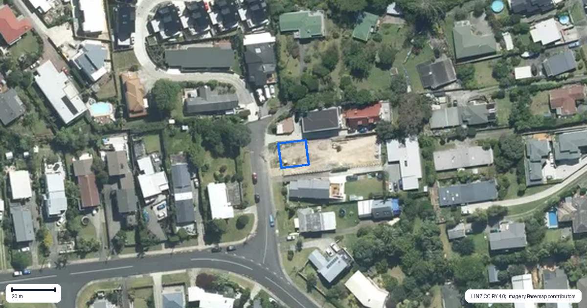 Property context map for 5A Orne Street, Torbay, Auckland