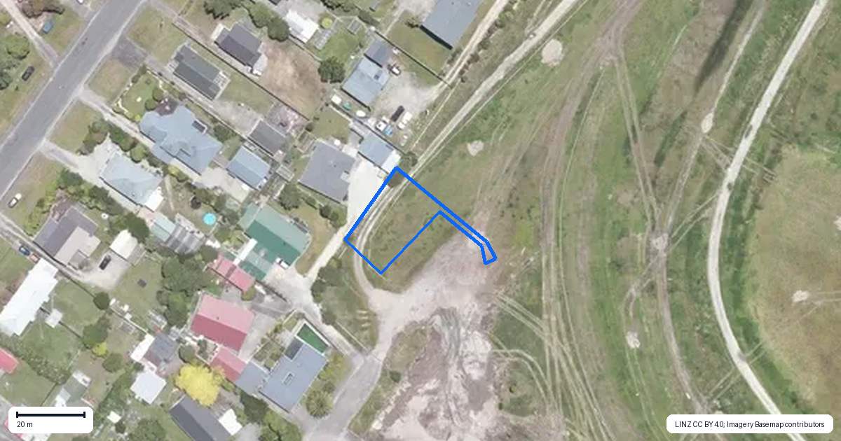 Property context map for 21 Dalton Street, Hokitika