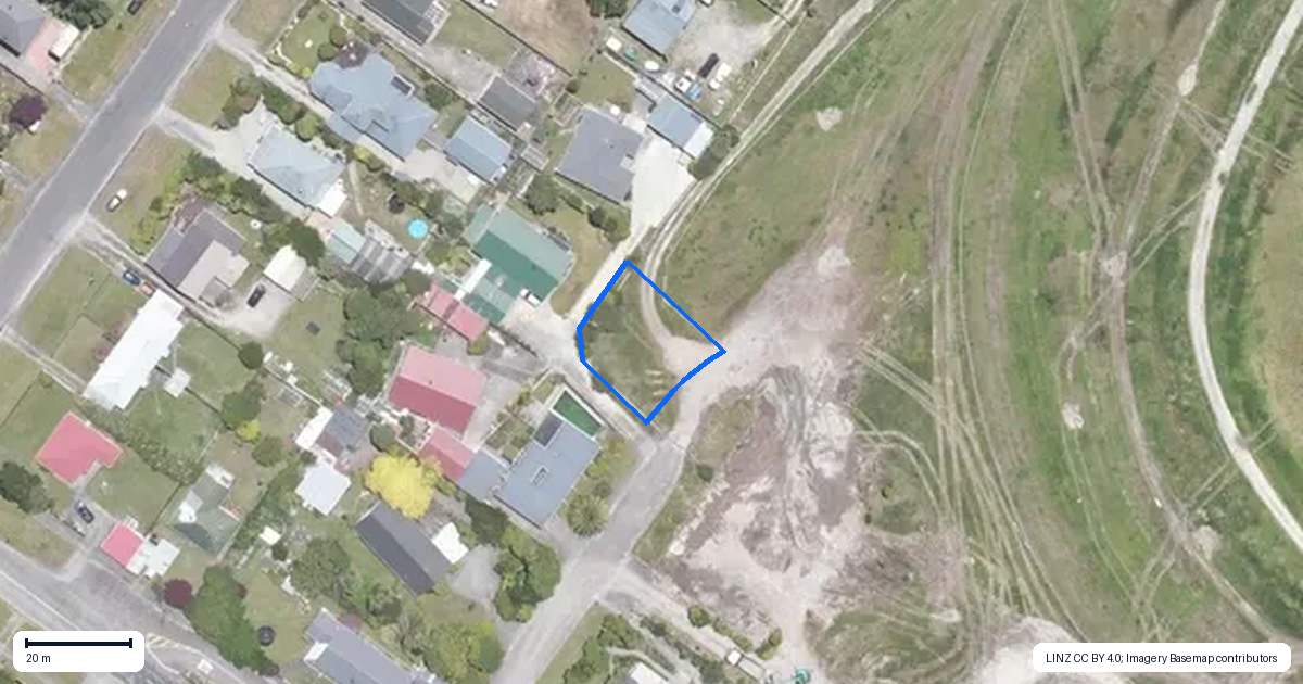 Property context map for 17 Dalton Street, Hokitika