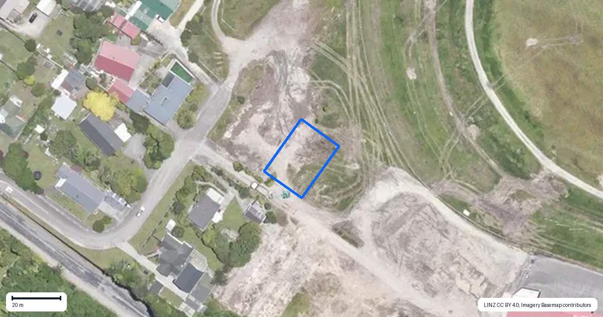 Property context map for 3 Steward Lane, Hokitika