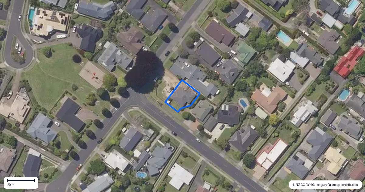 Property context map for 58 Kings Avenue, Matua, Tauranga
