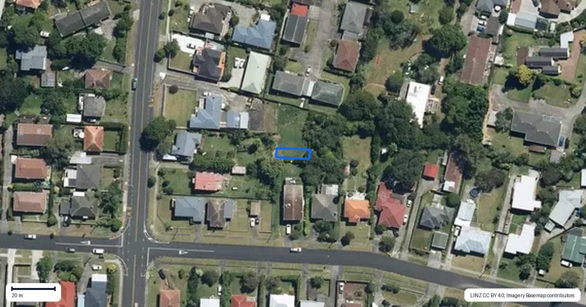 Property context map for 4/43 Savoy Road, Glen Eden, Auckland
