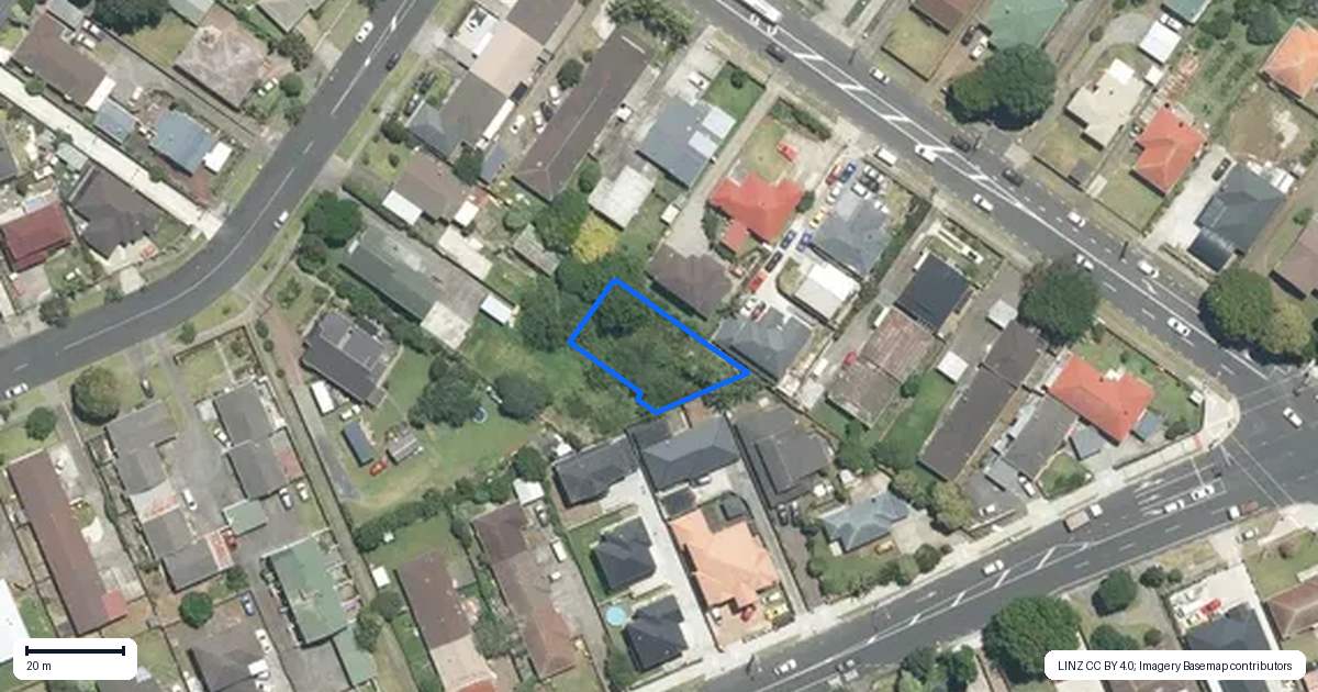 Property context map for 107C Fitzroy Street, Papatoetoe, Auckland