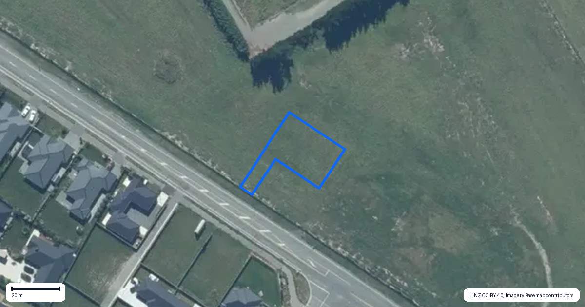 Property context map for 236 Lincoln Rolleston Road, Rolleston