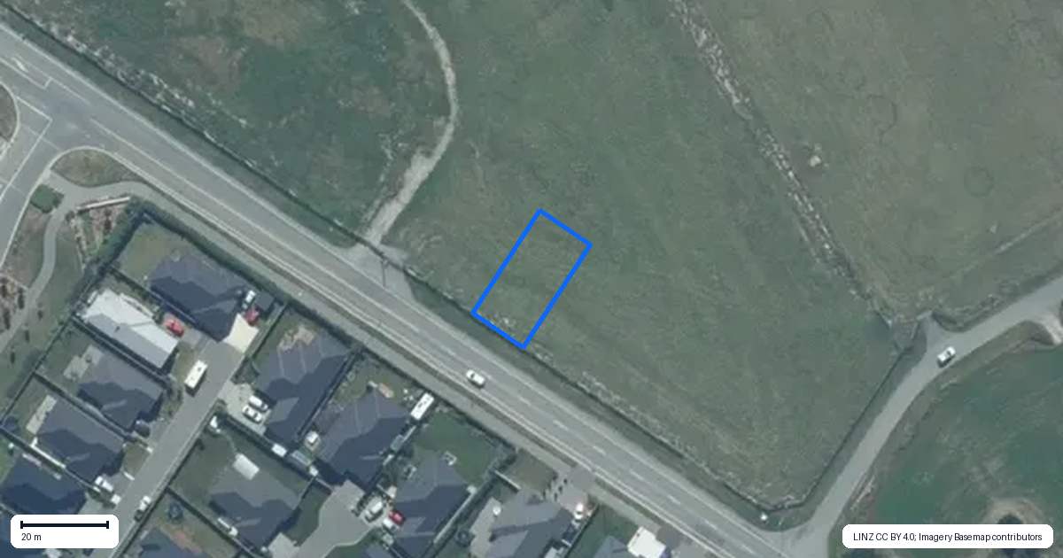 Property context map for 222 Lincoln Rolleston Road, Rolleston