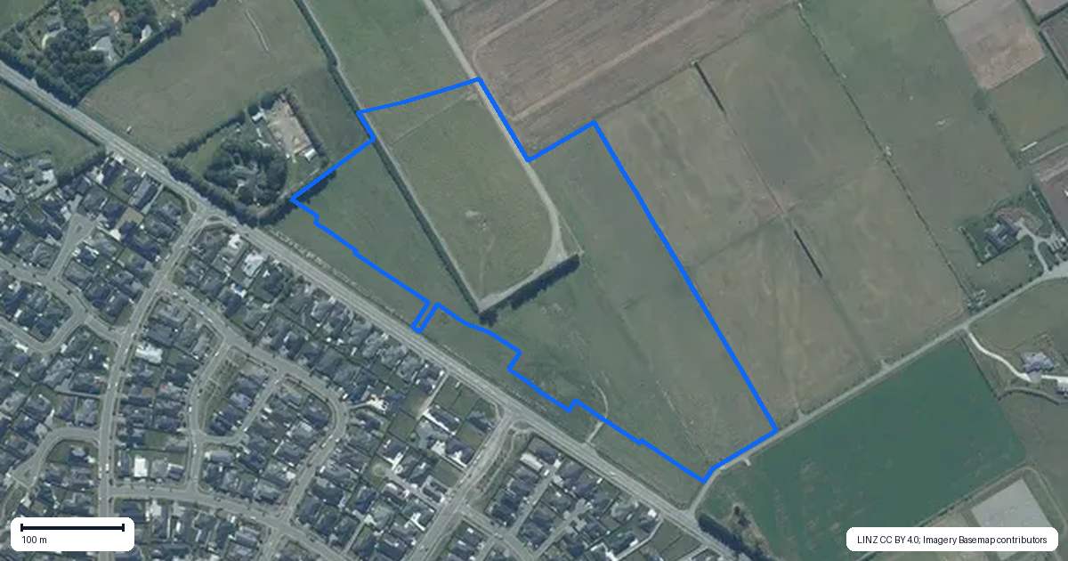 Property context map for 3 Nobeline Drive, Rolleston