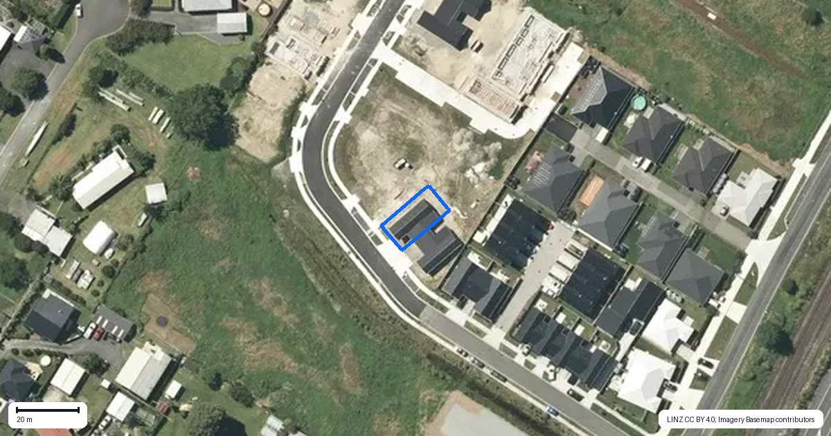 Property context map for 18 Muru Street, Ngaruawahia
