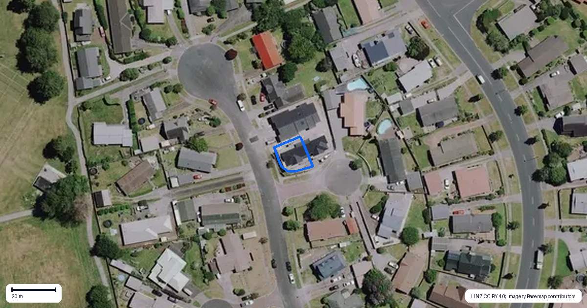 Property context map for 2/20 Halyard Close, Flagstaff, Hamilton