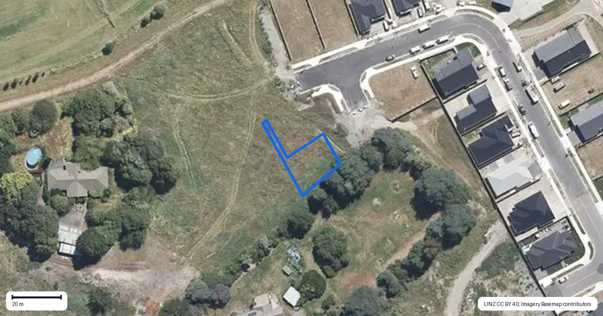 Property context map for 41 Bastings Street, Kaiapoi